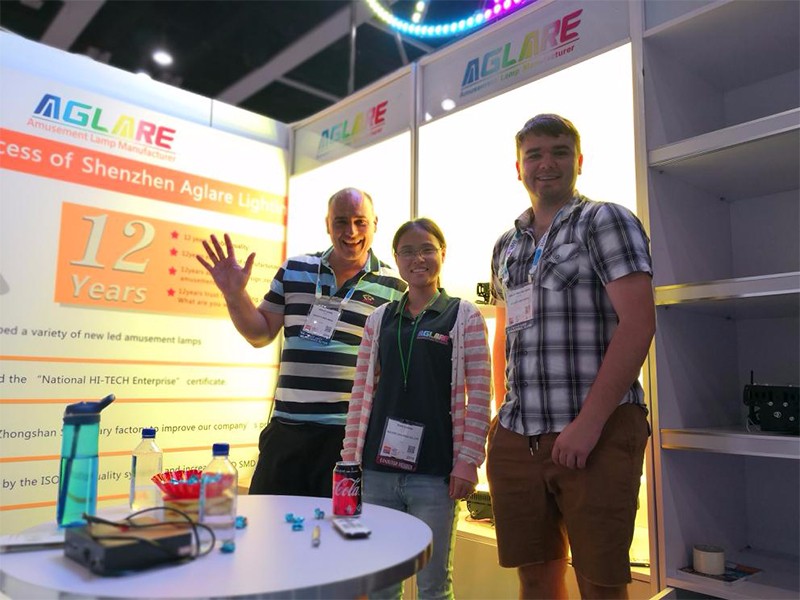 Aglare lighting made a success in the 2018 IAAPA AAE in Hong Kong