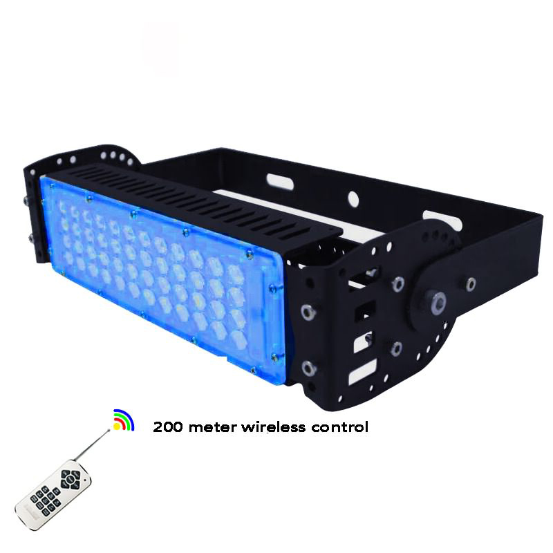 remote control RGB led flood light 50w