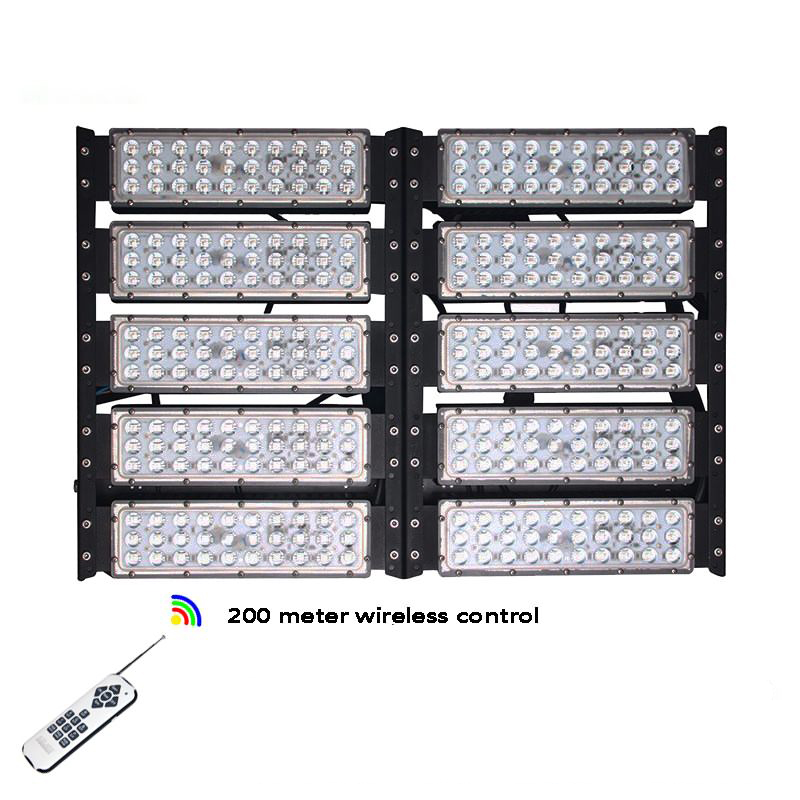 Outdoor remote control 500w RGB led flood light