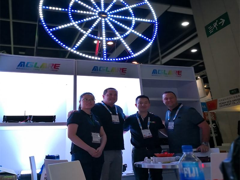 Aglare lighting made a success in the 2018 IAAPA AAE in Hong Kong
