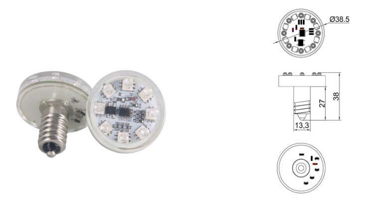  5050smd E14 amusement led light 