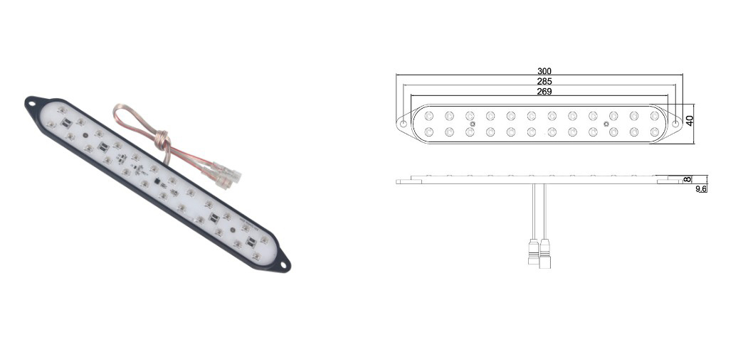 RGB programmable amusement led light