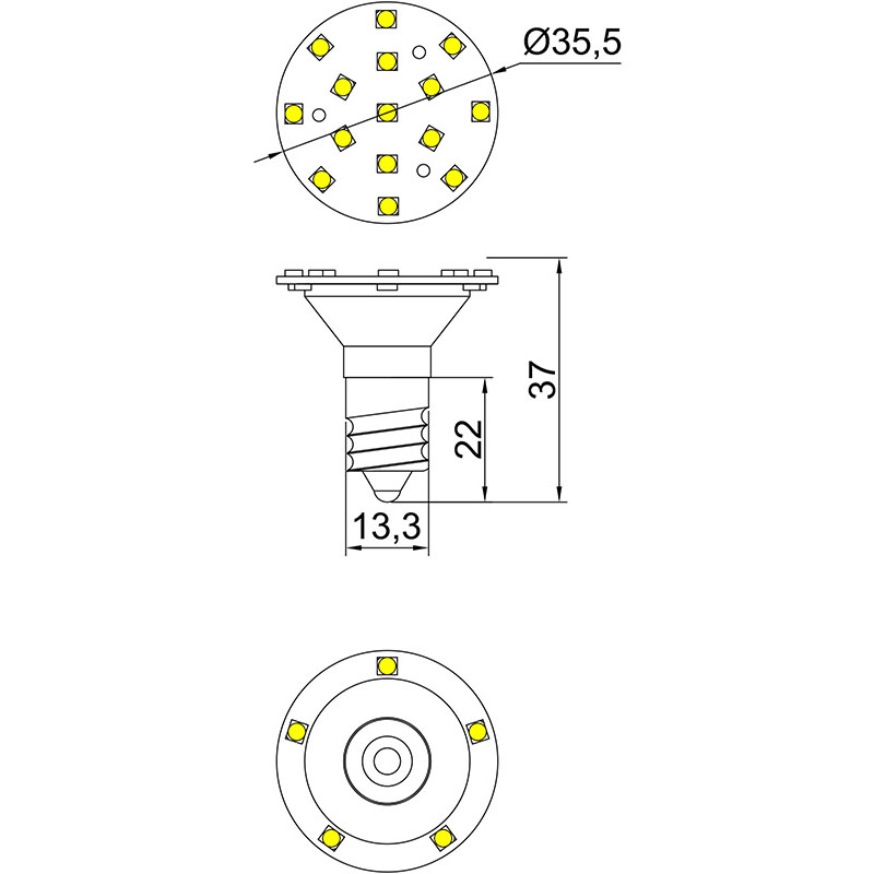  waterproof amusement fun lighting 60v