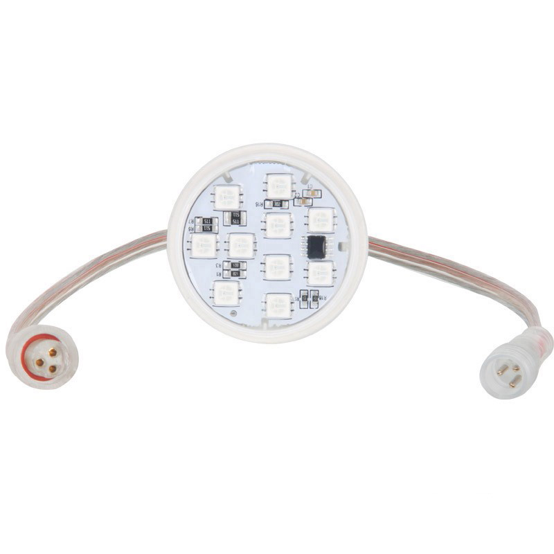 45mm smd5050 RGB LED Pixel Light for amusement park rides