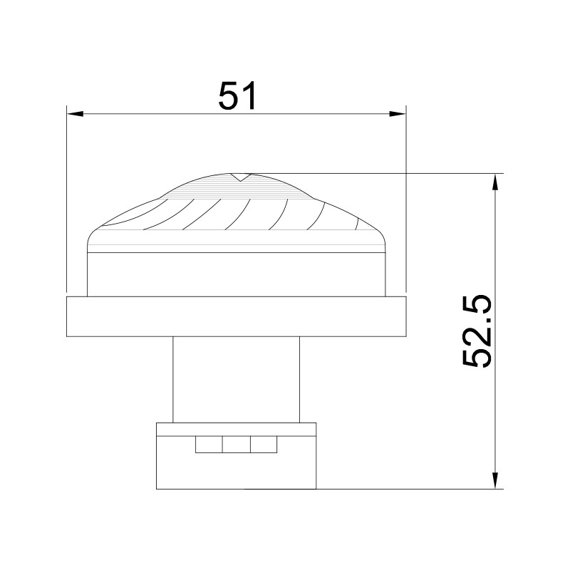  E10 Amusement Led turbo Housing 51MM