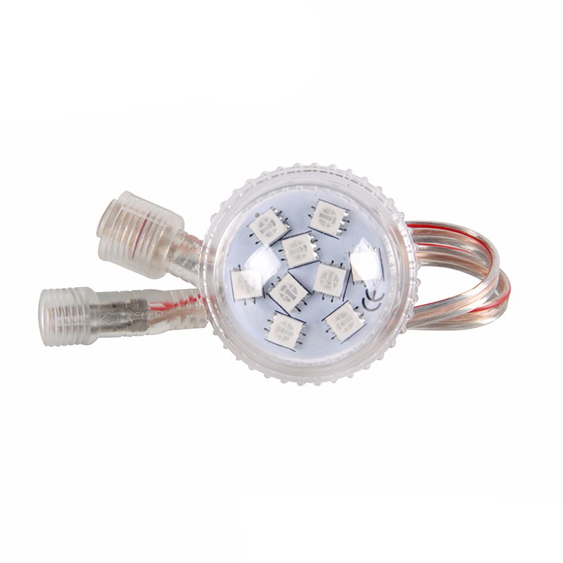 DC12v 40mm 9pcs 5050smd Waterproof rgb led pixel light