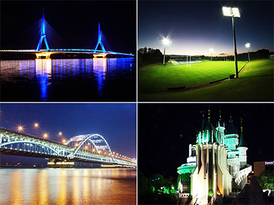 What applications do you know about flood lights?