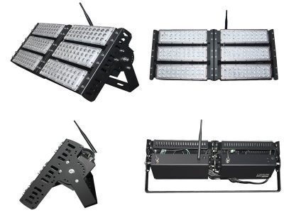 What are the components of RGB LED floodlights product?