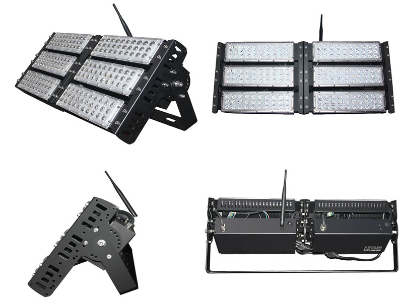colorful led flood light with remote