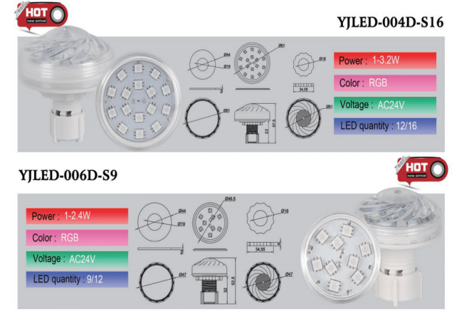 automatic RGB led lights