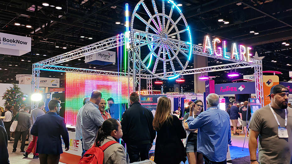 Aglare Lighting at IAAPA Expo 2023 in Orlando, USA