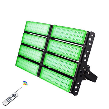 Outdoor remote control 400w RGB led flood light